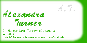 alexandra turner business card